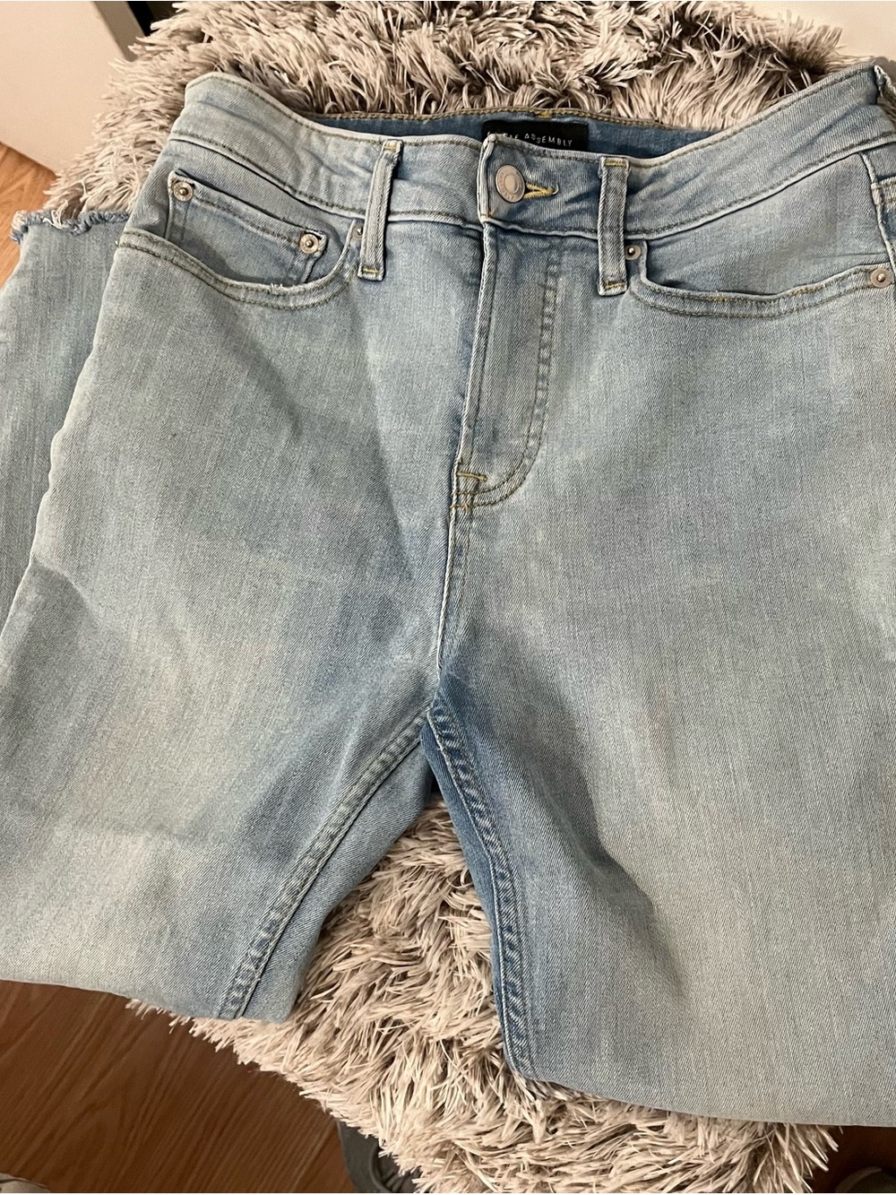 Light Blue Skinny Jeans - Unknown Brand